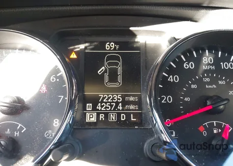 2015 Nissan Rogue Select S из США, поврежденный, VIN JN8AS5MT3FW670359